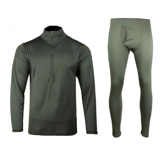 Флісова тактична термобілизна Mil-Tec Thermofleece Underwear gen. III Level 2 - Olive -11222001 -L