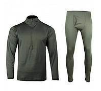 Флисовое тактическое термобелье Mil-Tec Thermofleece Underwear gen. III Level 2 - Olive -11222001 -M