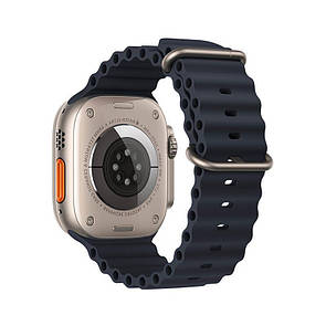 Ремешок Apple Watch Hoco iWatch WA12 Original Marine 2-buckle Silicone 42-49mm, Black (789495)