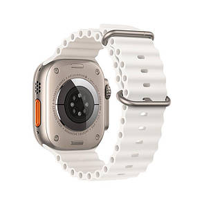 Ремешок Apple Watch Hoco iWatch WA12 Original Marine 2-buckle Silicone 42-49mm, White (789518)