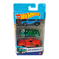 Машинка Базовая Hot Wheels The Nash / Speed Spider / '52 Chevy Truck 3-Packs 1:64 K5904-4 Red 3шт
