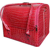 Професійний кейс ( валіза) червоний для візажиста — майстри манікюру