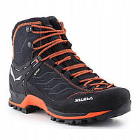 Ботинки трекинговые Salewa MS MTN Trainer Mid GTX Asphalt/Fluo Orange