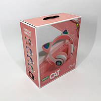 Bluetooth навушники з котячими вушками CAT STN-28 рожеві <unk> Навушники з вушками котика <unk> HL-282 Навушники дитячі