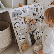 Розвивальна іграшка Бізіборд TG1000012, 70х60 см, Коричневий, фото 2