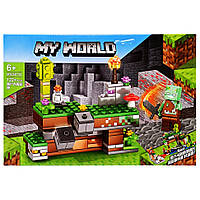 Конструктор детский "Minecraft" MG501D 122 детали Shoper Конструктор дитячий "Minecraft" MG501D 122 деталі