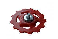Набір роликів у задню перекидку (великий + малий) на 13 зубців червоний і 11 зубців чорний ORG