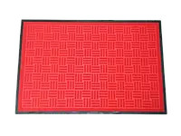 Прямоугольный коврик придверный Stenson R30664 38*58см красный