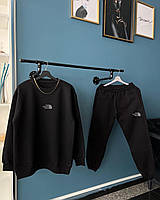 Спортивный мужской черный костюм зе норт фейс TF2 - black Shoper Спортивний чоловічий чорний костюм зе норт