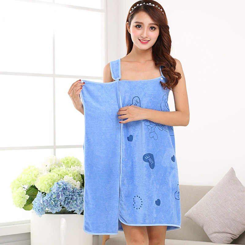 Рушник халат жіночий Лав Мікрофібра 140х80, фото 1