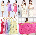 Рушник халат жіночий Лав Мікрофібра 140х80, фото 7