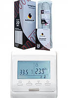 Теплый пол электрический Shtoller нагревательный мат 2м² 360 Вт 0,5м х 4м (SH-EC 2120 i) + Терморегулятор