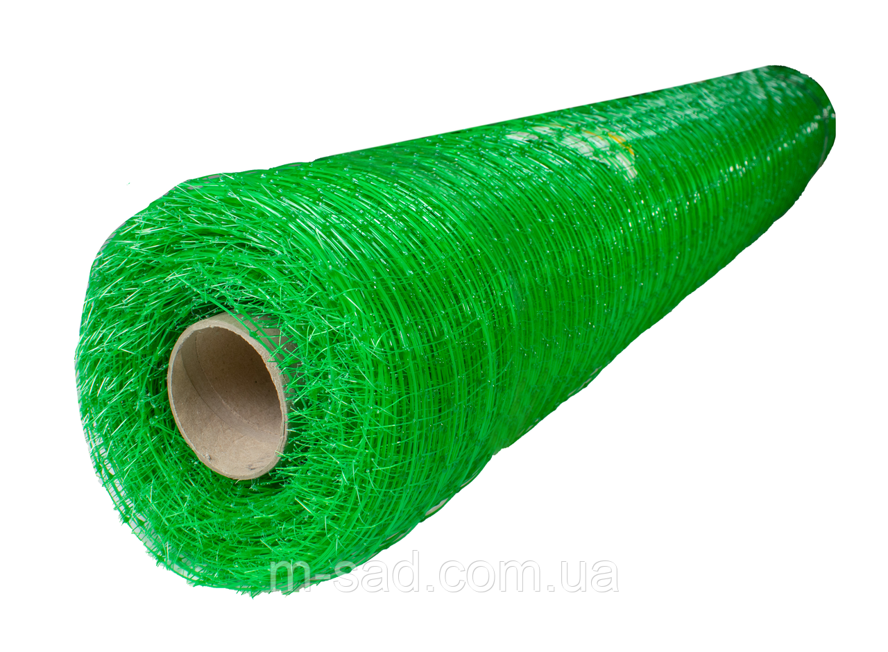 Сітка 30*35 пташка 2*100 метрів пластикова садова сітка, фото 1