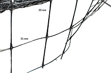 Сітка  садова 30*35 пташка 1*50 метрів вольєрна огороджувальна сітка, фото 3