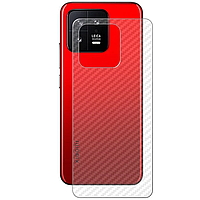 Гидрогелевая пленка для Xiaomi 13 глянцевая прозрачная ударопрочная Back Carbone