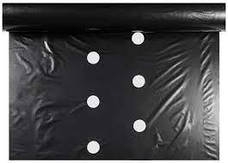 Плівка 30 мкм 1.20м* 1000м плівка чорна для мульчування перфорована, фото 5