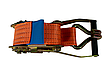 Стяжний ремінь 2 т 6 метрів ремені для вантажу, фото 4