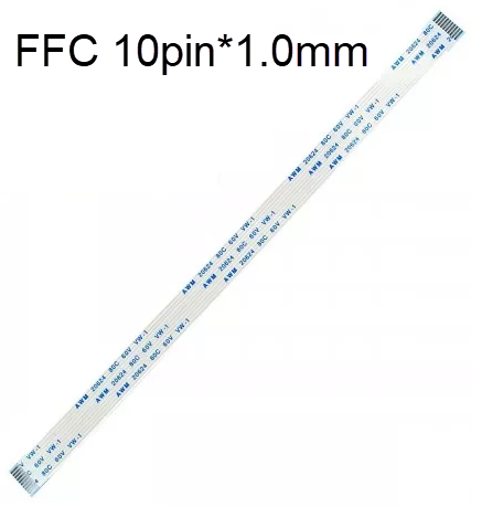 Плоский міжплатний шлейф 10pin*1.0mm, 150*11mm, прямий, FFC AWM 20624 VW-1 80C 60V