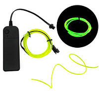Светодиодная лента UASHOP зеленый провод 5м LED неоновый свет с контроллером