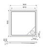 Піддон для душа 90х90 Roca Malaga Square Flat A276255000, фото 2