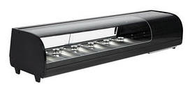 Вітрина холодильна для суші Hurakan HKN-VRS62L чорна