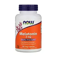 Аминокислота Мелатонин Now Foods Melatonin 3 мг, 180 веган капсул