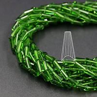 Крапля конус 4*8 мм. Зелений. паковання 10 шт.