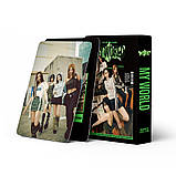 Карточки aespa K-POP lomo кейпоп карти к поп еспа аеспа картки - My World 2 - 55 шт, фото 7