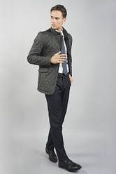  Ультрамодна демісезонна стьобана куртка, сіра