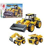 Конструктор Qman 42110 Будтехніка 3в1 203 деталі