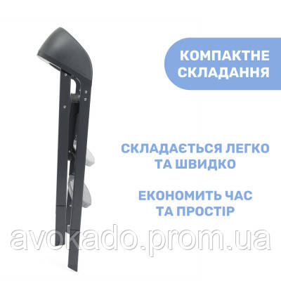 Стульчик для кормления Chicco 3 в 1 Crescendo Up, серый (87046.07) e - фото 5 - id-p2060392336