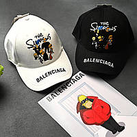 Качественная мужская брендовая Кепка-бейсболка BALENCIAГA SIMPSON