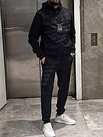Модный мужской трендовый спортивный костюм AРMANI BLACK 2024