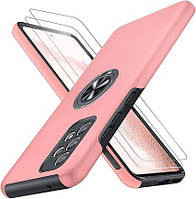 Чохол SNUNGPHIR для Samsung Galaxy A53 5G рожевий (захисне скло у комплекті)