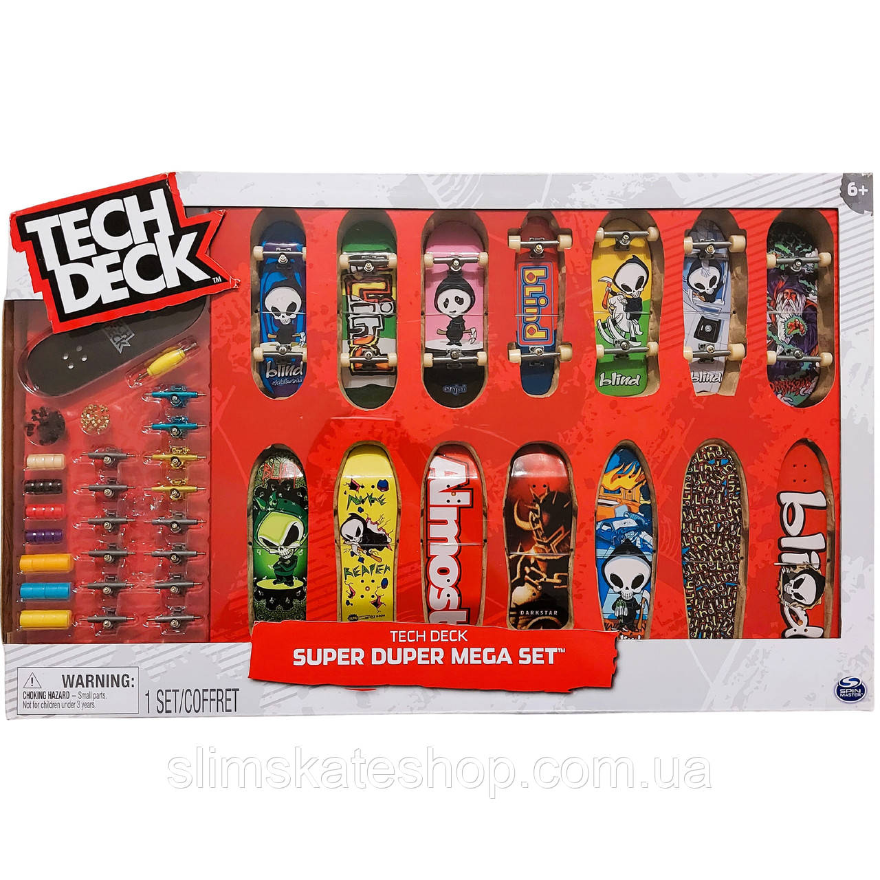 Лімітований набір фінгербордів Tech Deck Super Duper Mega Set - 14 шт у комплекті