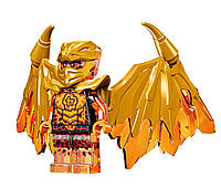 Оригинальный Конструктор LEGO Ninjago минифигурка Golden Dragon Cole (Dragon Rising)