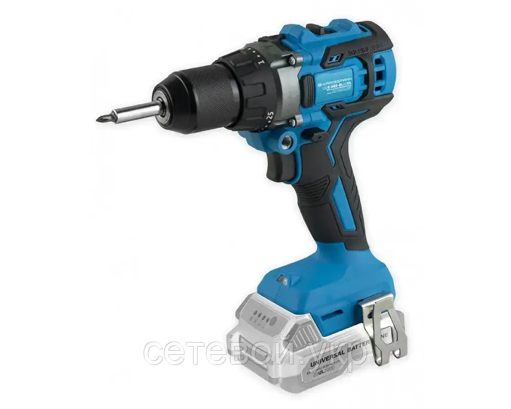 Акумуляторний шурупокрут KRAISSMANN 132 E-ABS-BL 20UL