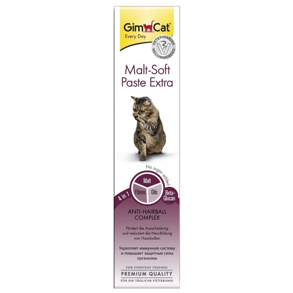 Malt Soft паста для виведення шерсті для кішок, Gimpet — 20 г
