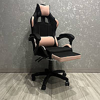 Комп'ютерне крісло із тканини PRESTIGE GС05-04 Рожевий
