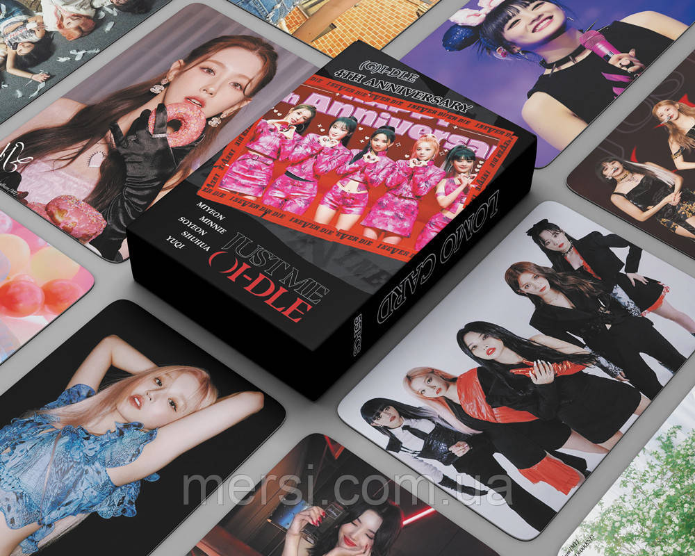 Карточки (G)I-dle K-POP lomo кейпоп карти к поп gidle джі айдл дж ідл картки - Just me - 55 шт