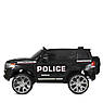 Дитячий електромобіль Toyota Land Cruiser Police з пультом р/у для дітей 3-8 років поліція Чорний, фото 4