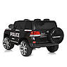 Дитячий електромобіль Toyota Land Cruiser Police з пультом р/у для дітей 3-8 років поліція Чорний, фото 5