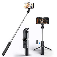 Селфі палиця + штатив, Тринога з пультом і BT Selfie Stick L01