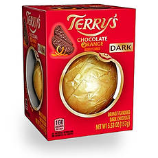 Шоколадний апельсин (чорний шоколад) Terry's Chocolate Orange Dark 157 г.