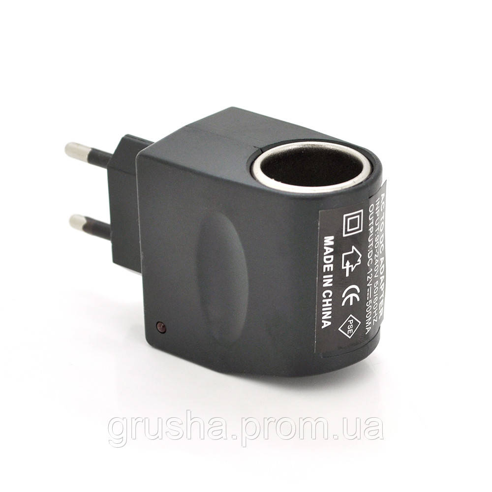 Адаптер питания 220В->12В/0,5A прикуриватель p (ID#2060711514), цена ...