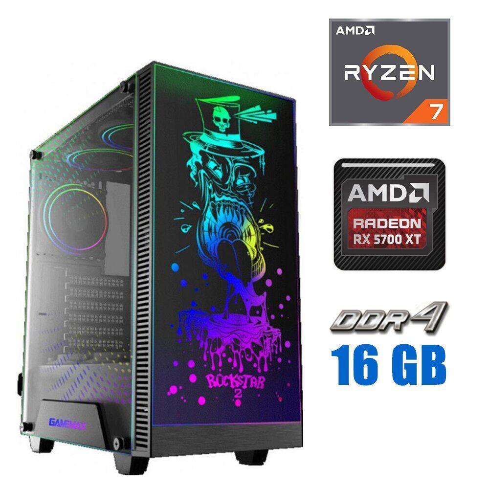 Ігровий ПК MT NEW/ Ryzen 7 1800X/ 16 GB RAM/ 512 GB SSD NEW/ Radeon RX 5700 XT 8GB/ 600W