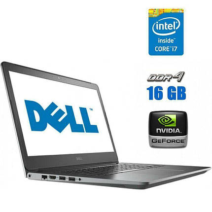 Ноутбук Б-клас Dell Vostro 5568/ 15.6" (1366x768)/ Core i7-7500U/ 16 GB RAM/ 256 GB SSD/ GeForce 940MX 4GB, фото 1