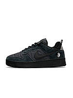 НОВАЯ МОДЕЛЬ Мужские Кроссовки Nike Air Force 1 Yin Yang темно-сірі