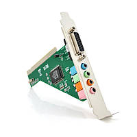 Звуковая карта PCI - 4CH (c-media 8738), 3D 4.1, Windows 98/ Windows2000/XP/NT win7 32/64, BOX n