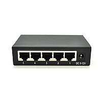 Коммутатор Dinkia DS-1005P 5 портов Ethernet 10/100 Мбит/сек, без БП, BOX n